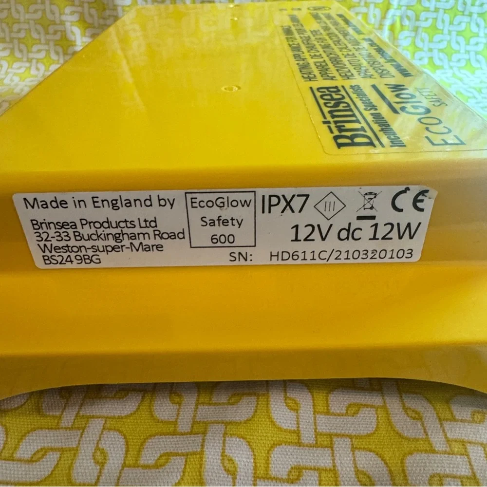 Chick Brooder Brinsea EcoGlow Safety 600- Yellow - Picture 13 of 16